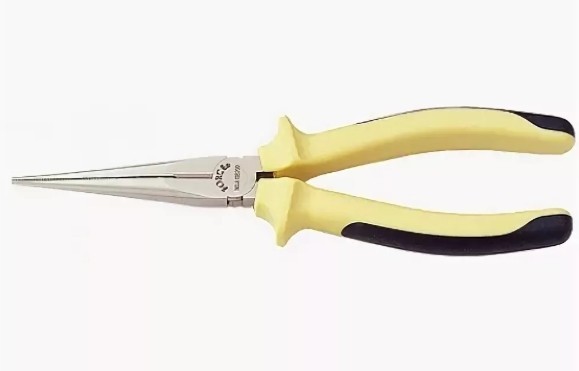 Force T5045 Combination Pliers 4pc Set: Lineman's,Long Nose,Diagonal, Slip Joint