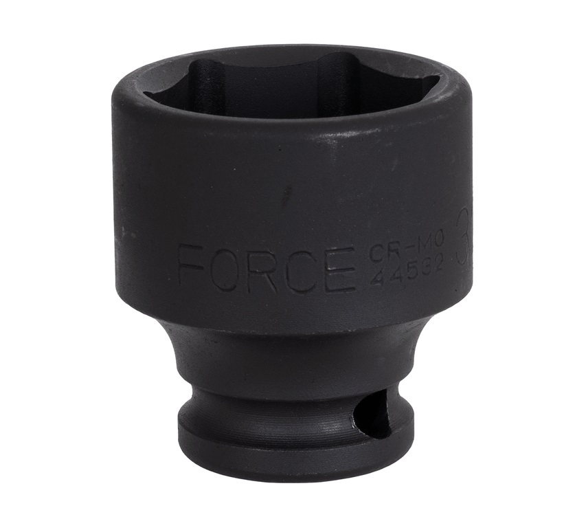 Force T4193 19pc 6pt. Flank Impact Socket 10-32mm with 125mmL Extension Bar Set