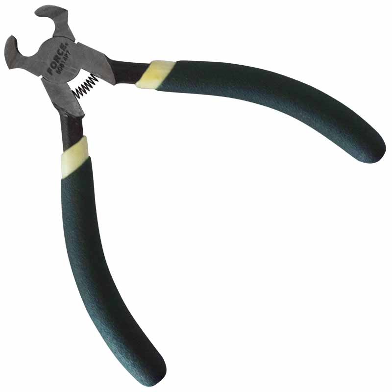 Force T50814 Mini Pliers Set 8pc: Needle, Flat, Bent, Long, Round Nose, Diagonal, End Cutter, Combination Pliers
