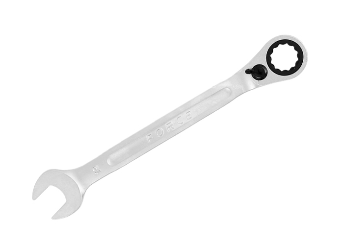 Force 8-19mm Metric Ratchet Spanner Gear Wrench & Adapter Holder 16pc Set