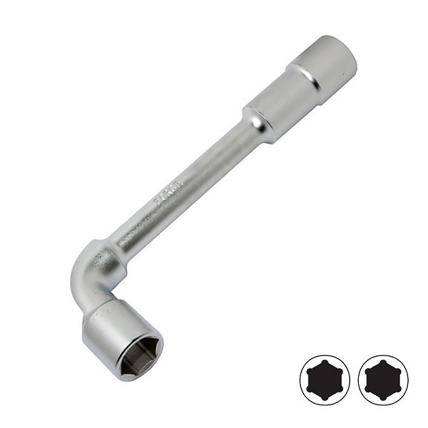 Force T5114 8-19mm 11pc Angle Wrench Deep Recess Through Hole Tubular Socket Wrench Set