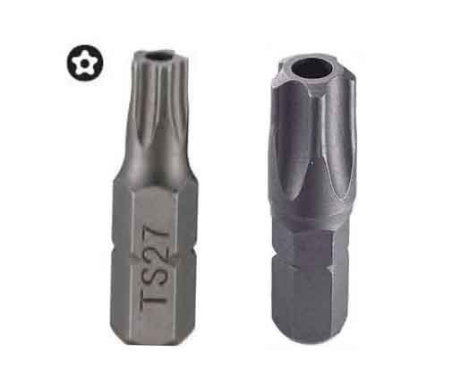 Force K2612 61pc 1/4" Dr. Driver Bits Set with 5PT, 6PT Star Torx Tamperproof Hex Ph, Pozi, Slot
