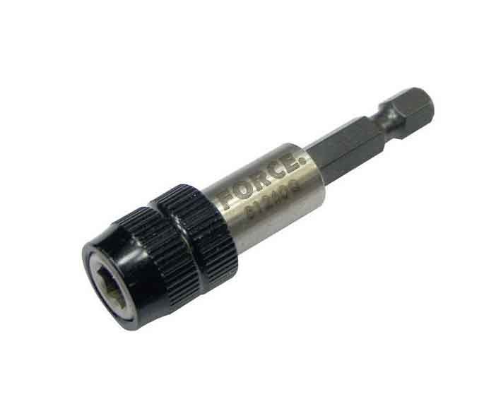 Force K2612 61pc 1/4" Dr. Driver Bits Set with 5PT, 6PT Star Torx Tamperproof Hex Ph, Pozi, Slot