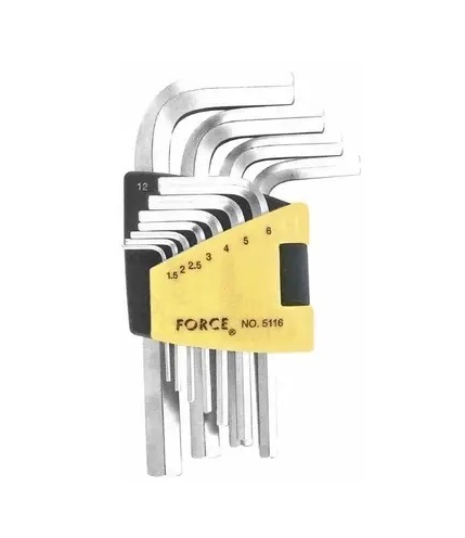 Force K2211 21pc Screwdriver & 1.5-12mm L Type Hex Key Set