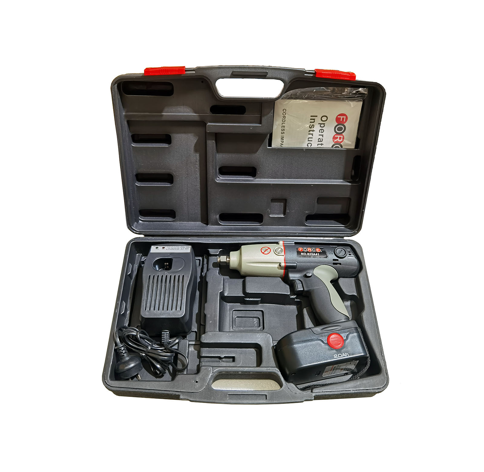 Force 825A41 19.2V Cordless 1/2" Dr. Max. 407Nm Torque Impact Wrench With Charger