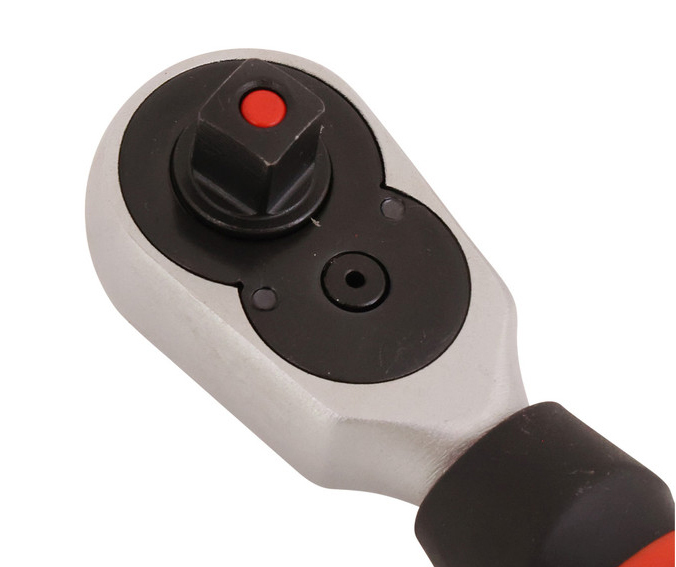 Force Reversible Thin Wall 24T Ratchet Handle Pear Head with 3/8"-1/2" dr. Options
