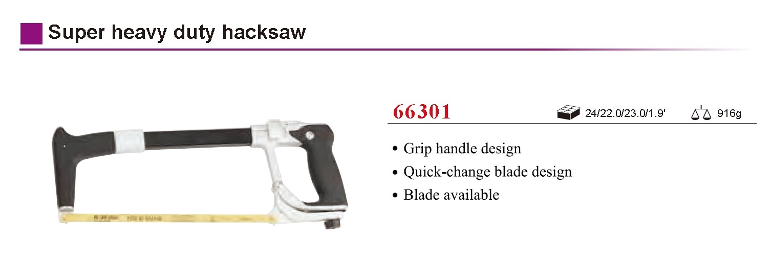 Force 66301 12" x 24 TPI Super Heavy Duty Industrial Hacksaw