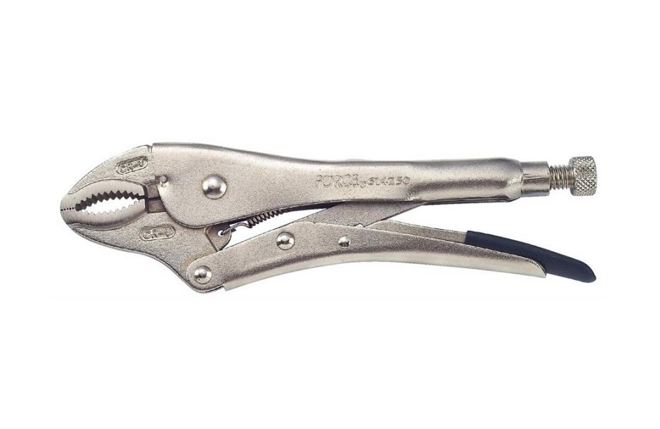 Force 614 / 615 Locking Grip Pliers: Curve / V / Stright Jaw Size Options