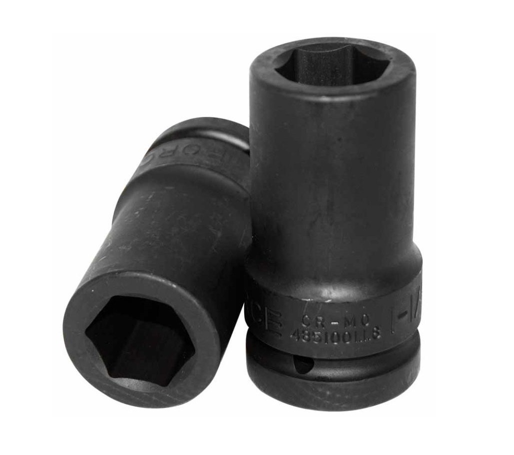 Force 1in. 1" Dr. 6pt 100mmL Deep Impact Socket 15/16-1.5/8" Imperial SAE Individual