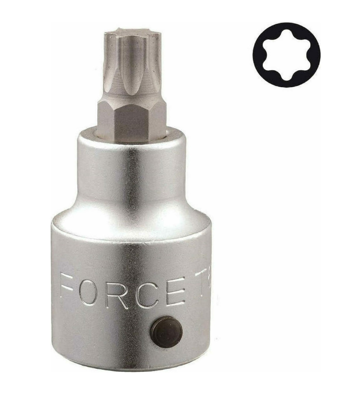 Force 36408019 H19 / 36608090 T90 3/4" dr. 80mmL Hex / Torx Star Socket Bits