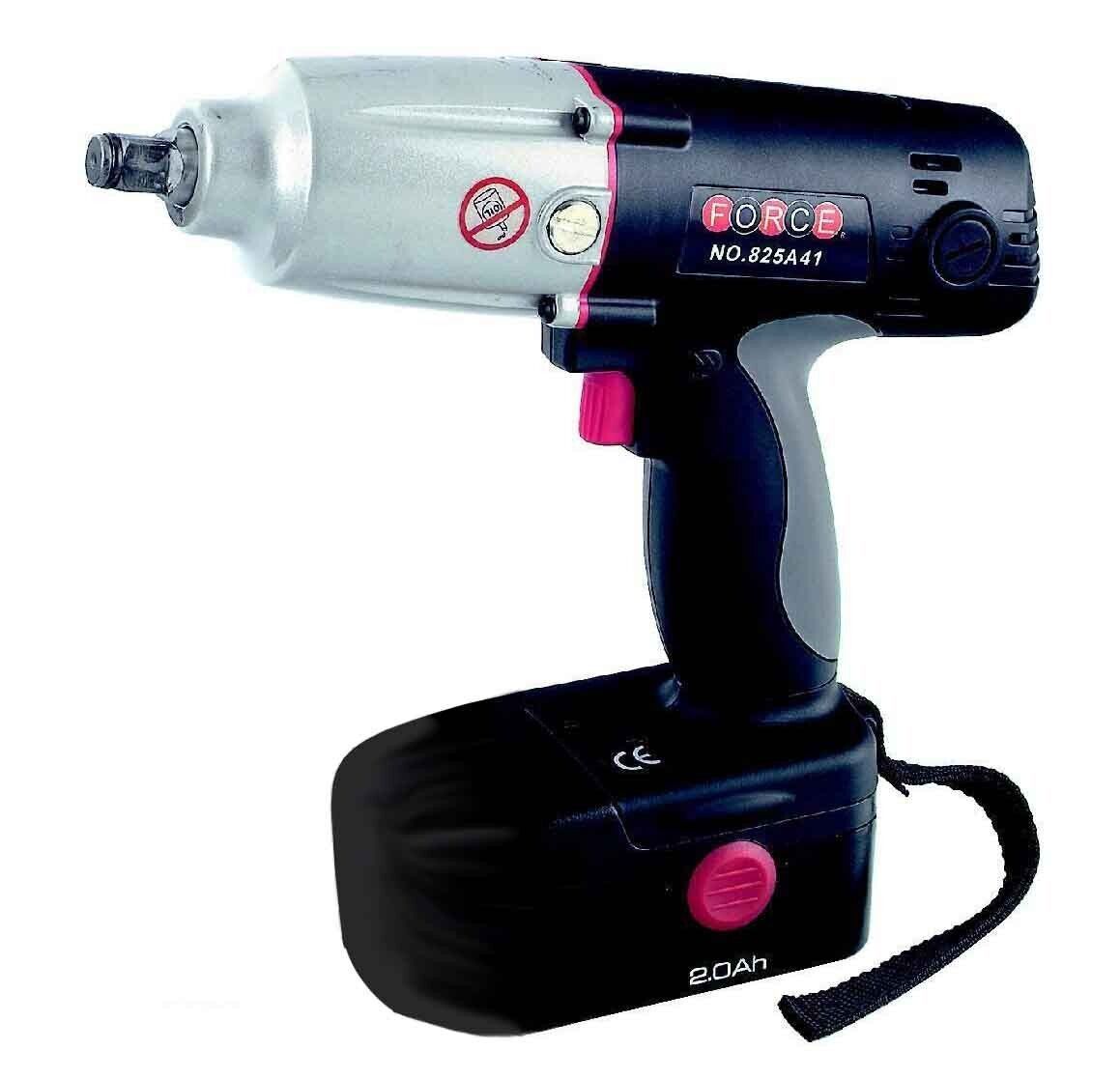 Force 4175 17pc 1/2" Dr. Impact Socket Torque Wrench & Cordless Impact Gun Set