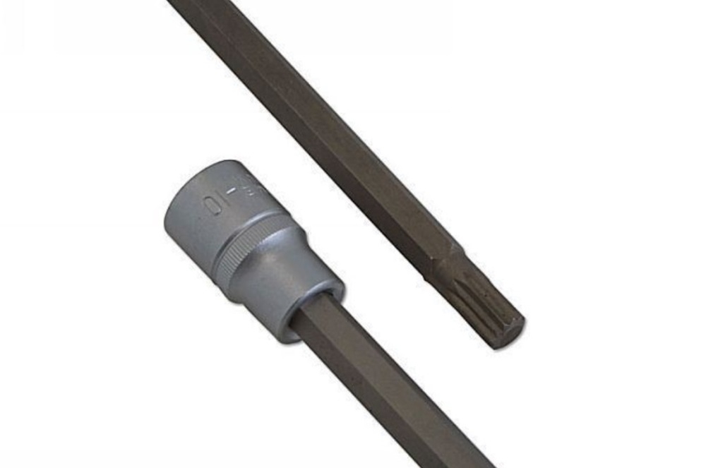 Force / Selta 1/2" Dr Spline Socket 55mm/100mm/120mm/140mm/800mmL Cr-V Socket S2 Steel Bits Individual Size M5-M17