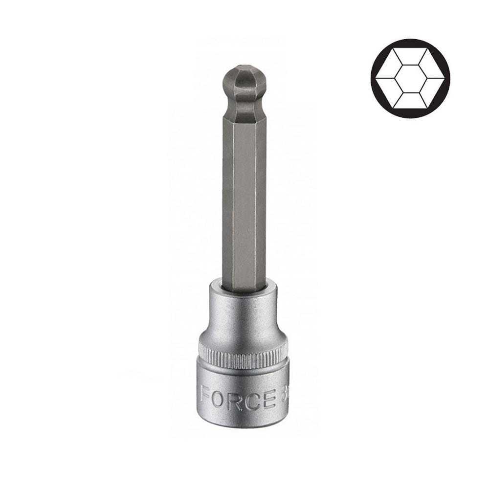 Force 1/2" Dr. Hex Allen Socket Bits 55/100/120/140/190mm H4-H17mm
