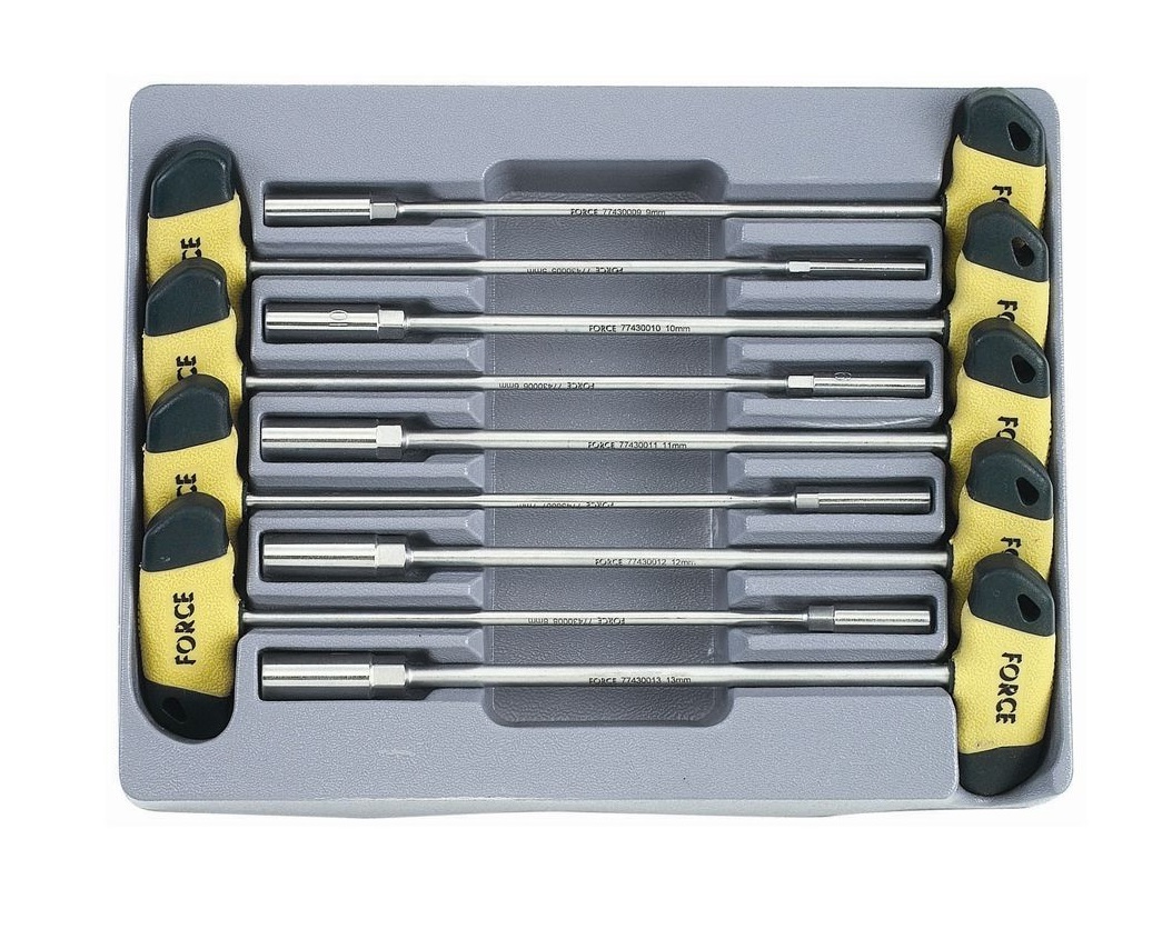 Force 2096 Female E-star Torx 300mmL T Socket Wrench Nut Driver 9pc Set: E4-16
