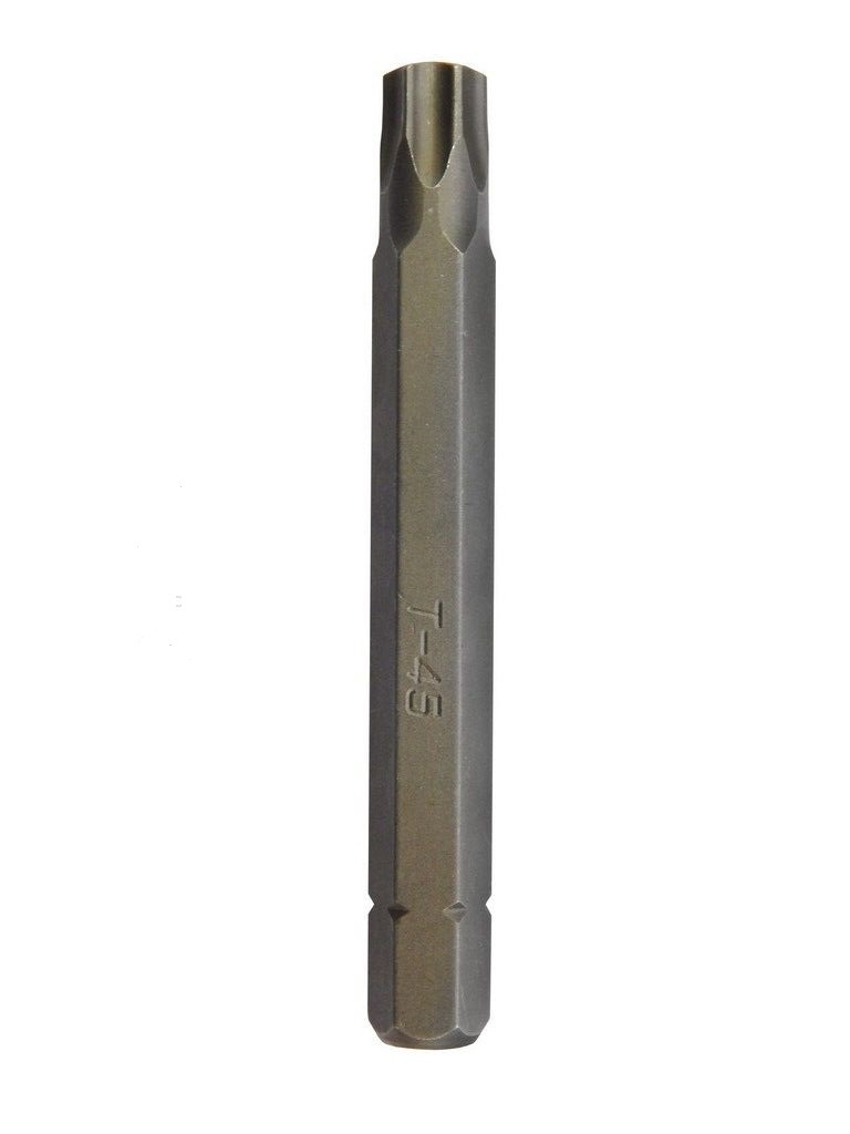 5pc-pack S2/CRMV Steel 5/16"(8mm) Shank Torx Star Bits 30mm/70mmL Size Options