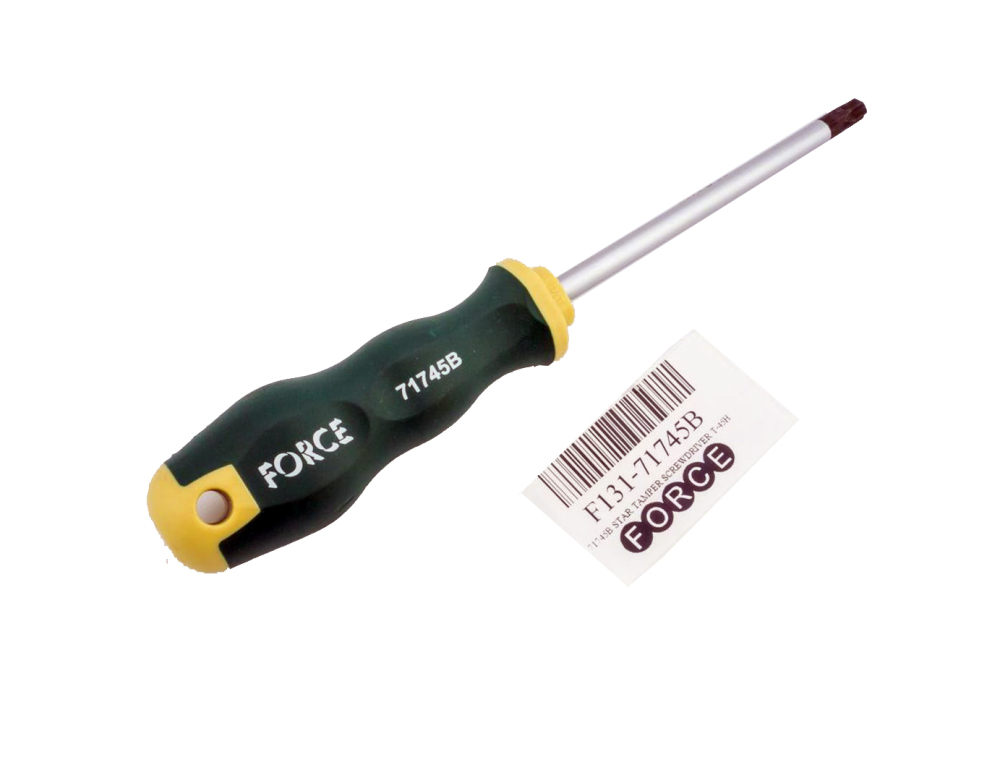 Force 717 Star Torx Tamperproof Screwdriver Individual Option: T5H-T45H