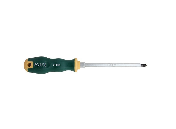 Force 711/712/713 S2 Steel Anti-Slip Screwdriver Phillip, Pozidriv, Slotted Individual
