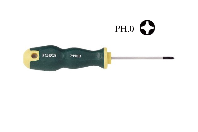 Force 711/712/713 S2 Steel Anti-Slip Screwdriver Phillip, Pozidriv, Slotted Individual