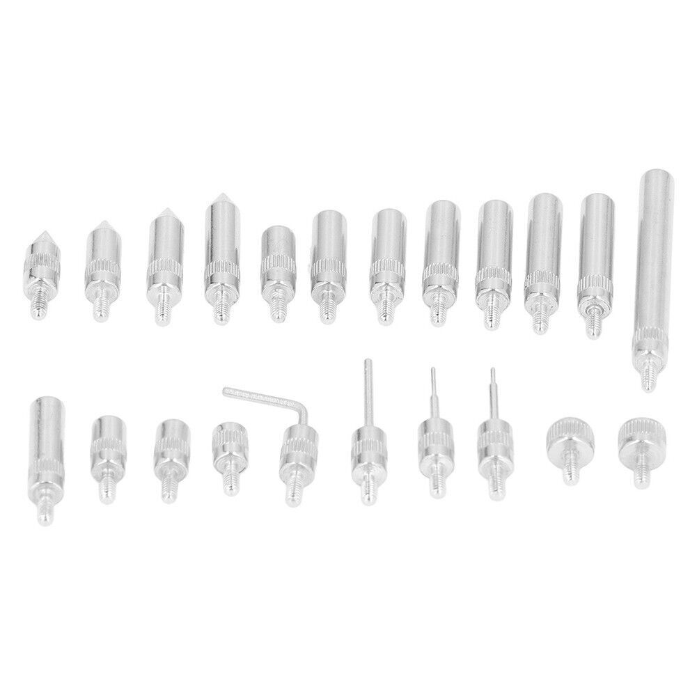 22pc Dial Indicator Probe Point End Tip Steel Test Kit: Metric / Imperial