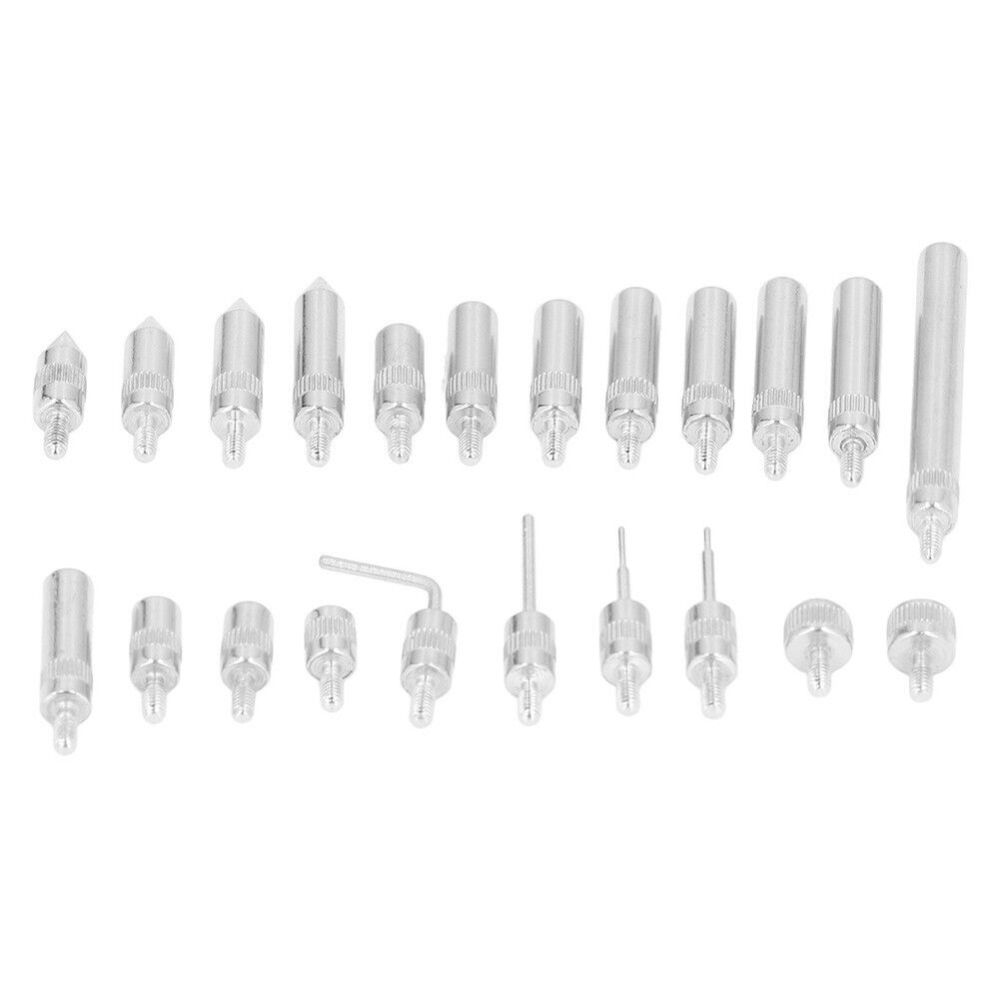 22pc Dial Indicator Probe Point End Tip Steel Test Kit: Metric / Imperial