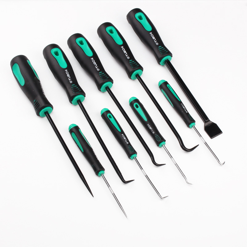 9pc Scraper Hook & Pick Pin/Clip Picking Hose Gasket Washer Remove