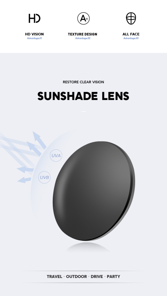 Men's Polarized HD Lens Sunglasses Fashion Version with Metal Leg