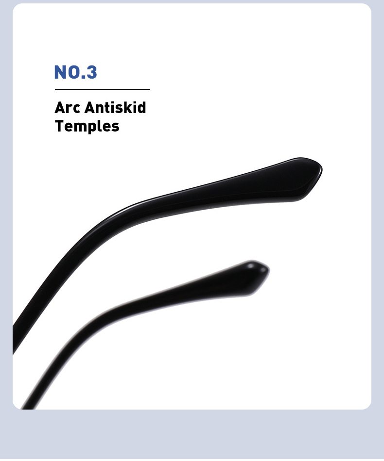 Men's Polarized HD Lens Sunglasses Fashion Version with Metal Leg