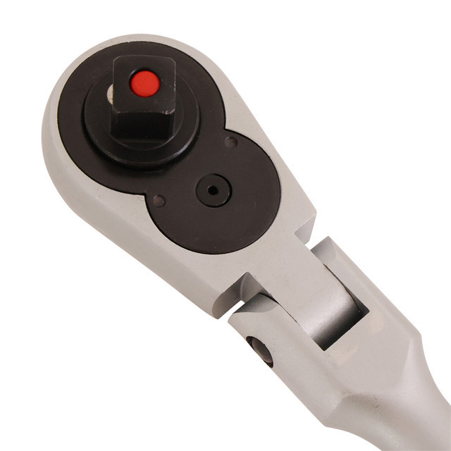Force 802418L Taiwan 1/2" Dr 72T 427mm Long Handle Flex Flexible Head Socket Ratchet Wrench