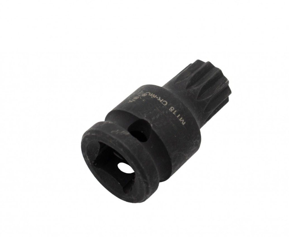 1/2" Dr. Cr-Mo M16 Tamperproof Spline Socket Bit