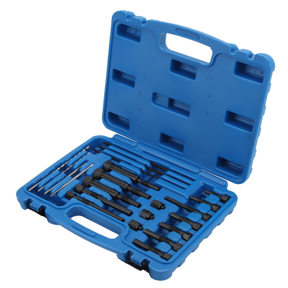22pc Glow Plug Electrodes Removal Extracting Plugs Tool Kit Repair M8 & M10