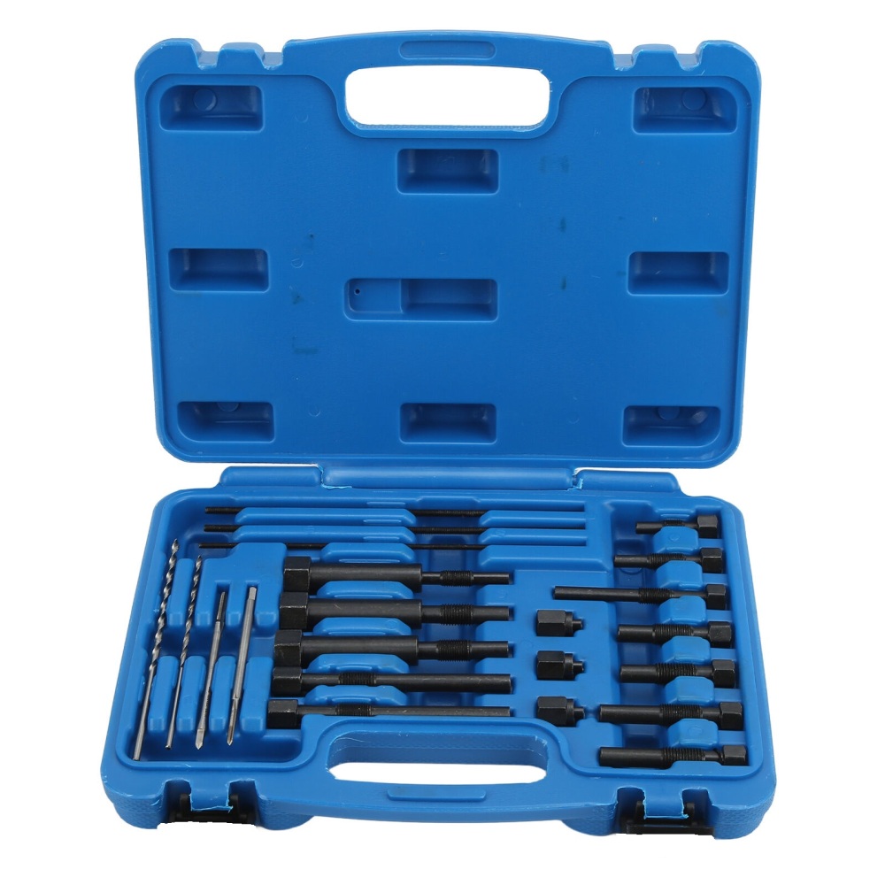 22pc Glow Plug Electrodes Removal Extracting Plugs Tool Kit Repair M8 & M10
