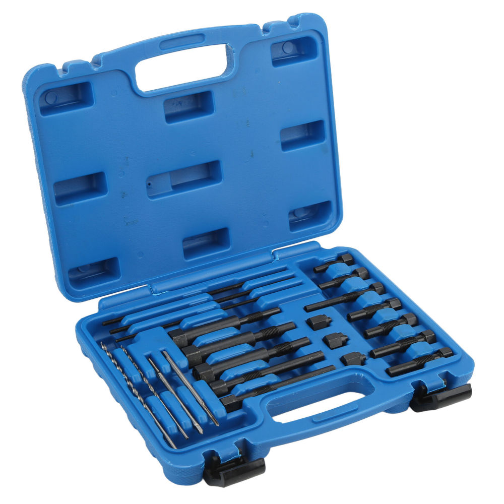22pc Glow Plug Electrodes Removal Extracting Plugs Tool Kit Repair M8 & M10