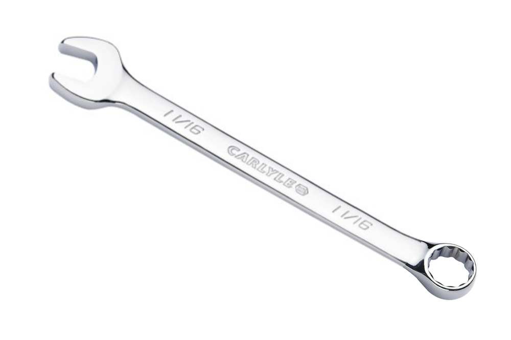 Carlyle Extra Long Shank Metric / Imperial Open End Ring Combination Spanner