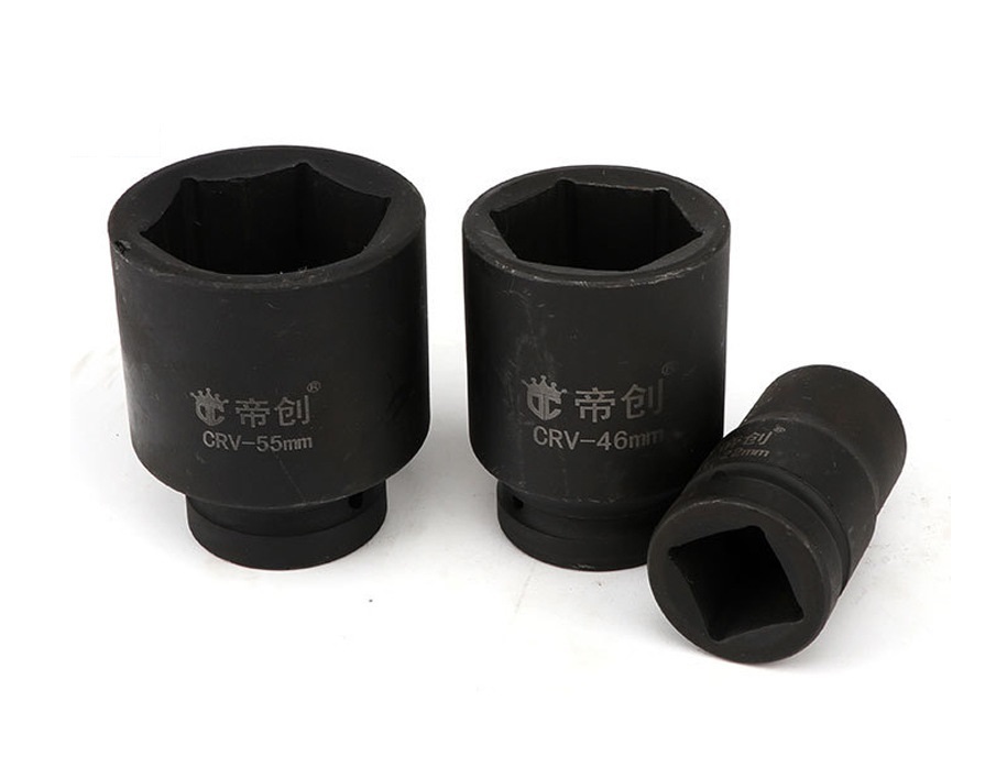 Industrial Heavy Duty 1" Dr Cr-Mo Air Impact Socket 6pt