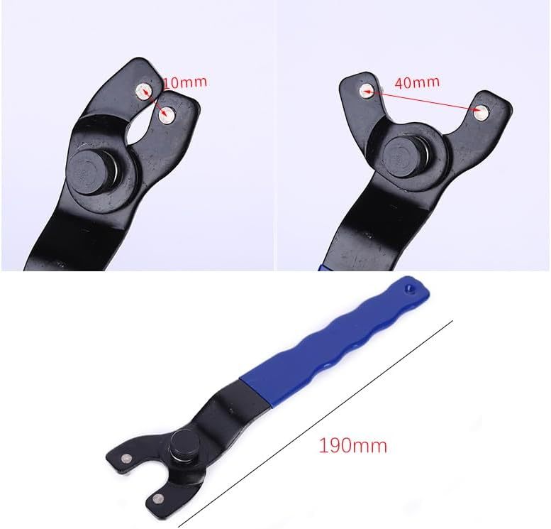 Adjustable Angle Grinder Wrench Pin Spanner 10-40mm Working Rangle