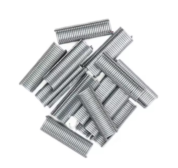 Straight Hog Ring Pliers+360pc 3/4" 1/2" 3/8" Galvanized Hog Rings Upholstery Installation Kit for Bungee/Shock Cords/Animal Pet Cages