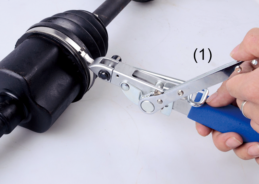 2-in-1 CV Joint Boot Hose Clip Tool with Cutter & Ratchet Wrench