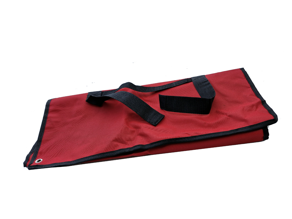 Canvas Tool Roll Pouch with Grid for Open & Ring Combination Spanner Display & Storage