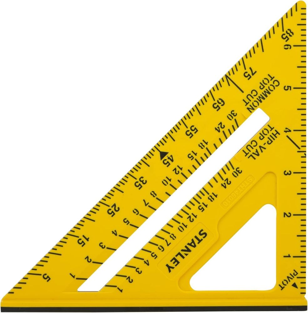 STANLEY Dual Colour Quick Square ABS Plastic Try Angle 7"/12"