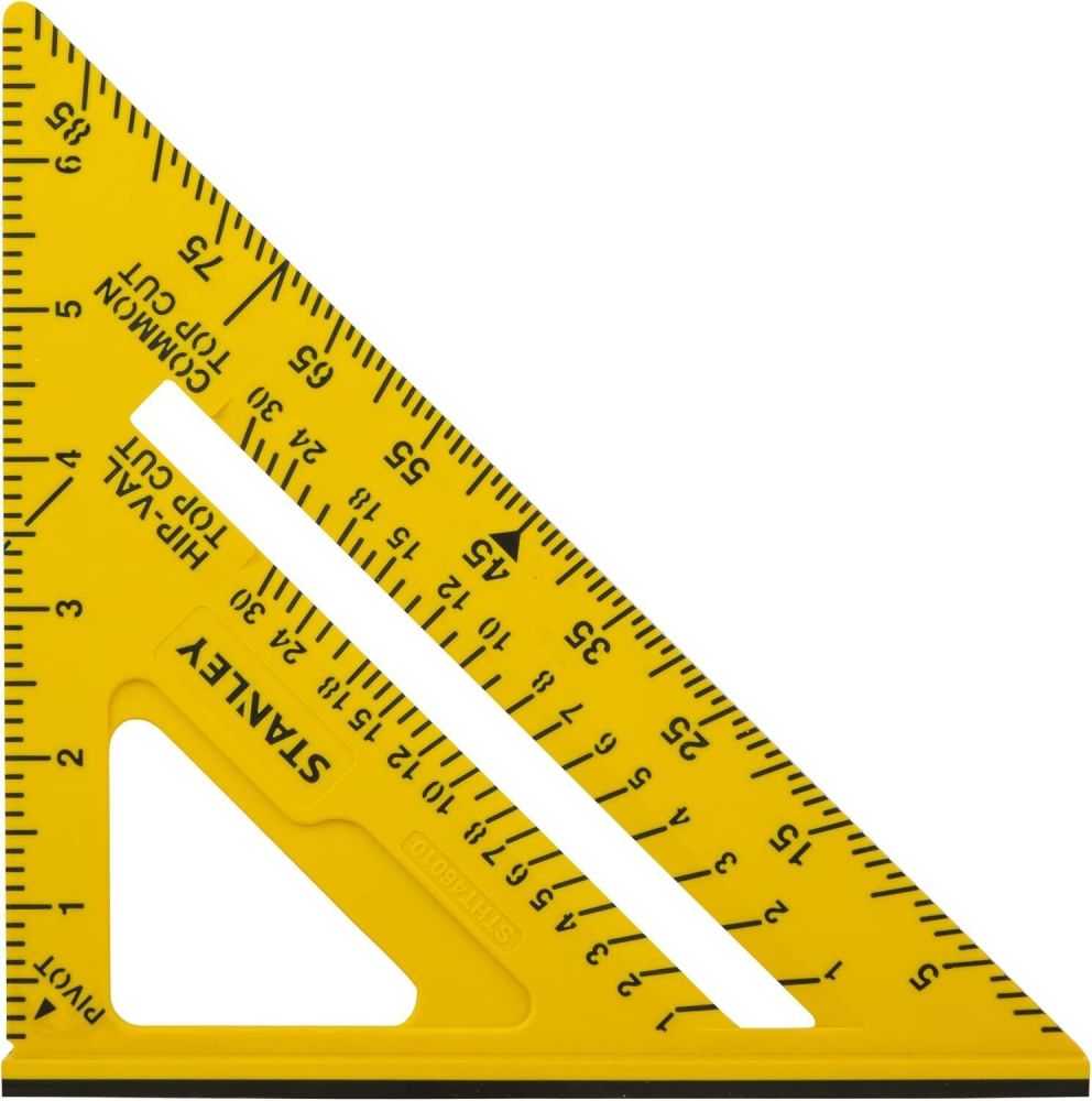 STANLEY Dual Colour Quick Square ABS Plastic Try Angle 7"/12"