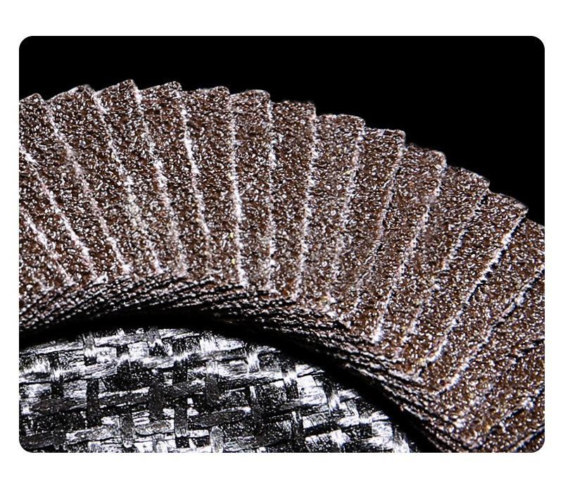 100x16mm 9mm-Thick 80# Curved Flap Disc Grinder Wheel Steel/Wood Grinding