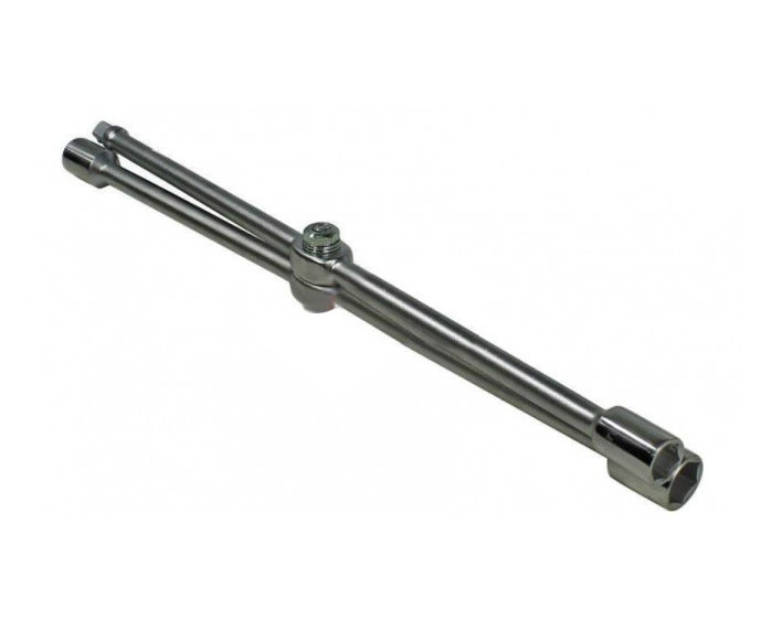 Force 50619 6pc Wheel Special Tools Set: 1/2" Dr. 40-210 Nm Lock Torque Wrench; Wheel Nut Wrench & Socket; Balance Pliers