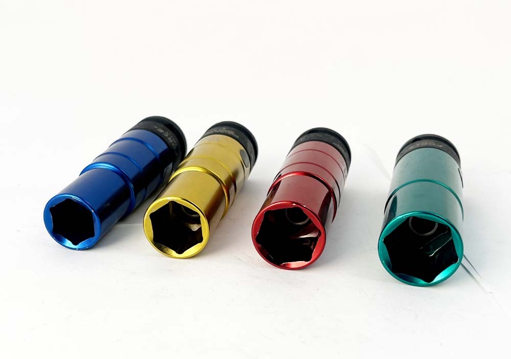 Force Hydraulic Dual Torque Limited Impact Wheel Nut Socket 17/19/21/22mm or Set