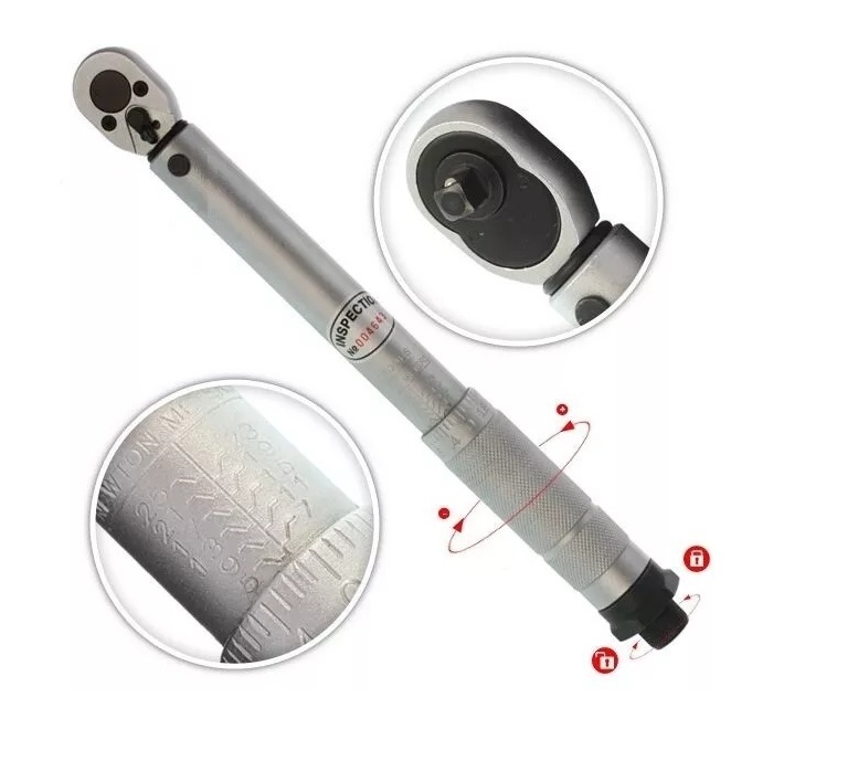 Force 6472270 1/4" Dr. Socket 5-25Nm Torque Wrench Tone Control