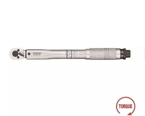 Force 6472270 1/4" Dr. Socket 5-25Nm Torque Wrench Tone Control