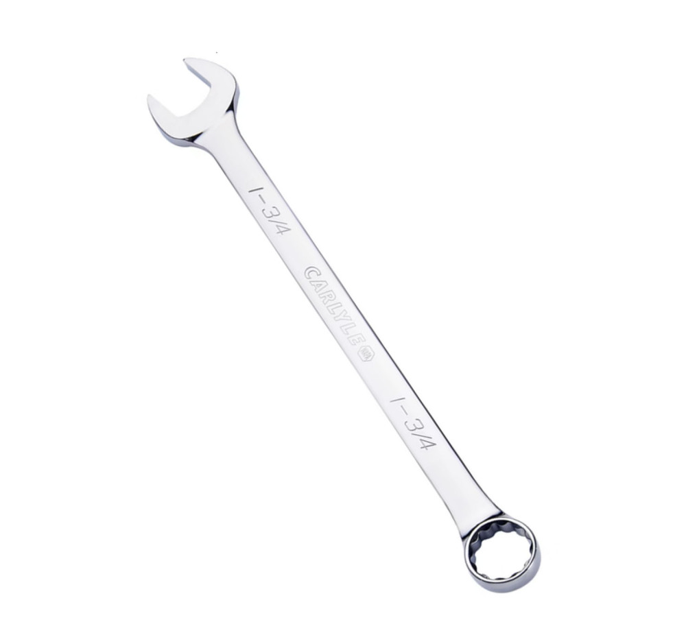 Carlyle 7pc Long Shank Jumbo Combination Ring Open Spanner Imperial SAE/AF: 1.1/6" - 1.1/2"