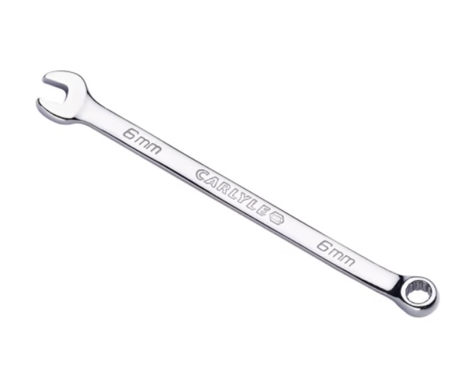 Carlyle Extra Long Shank Metric / Imperial Open End Ring Combination Spanner