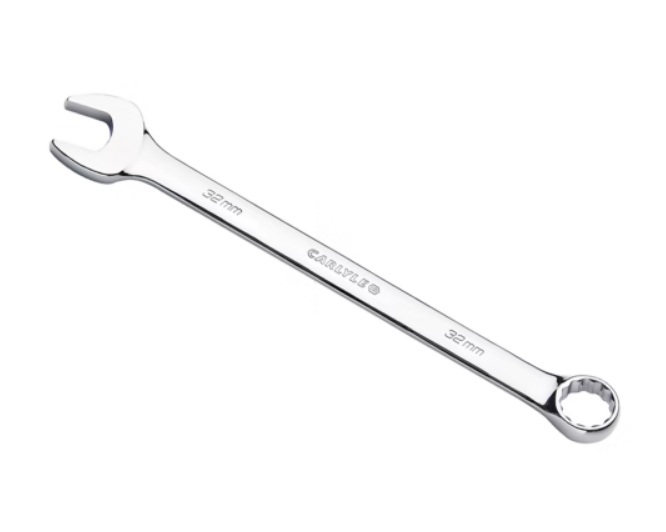 Carlyle Extra Long Shank Metric / Imperial Open End Ring Combination Spanner