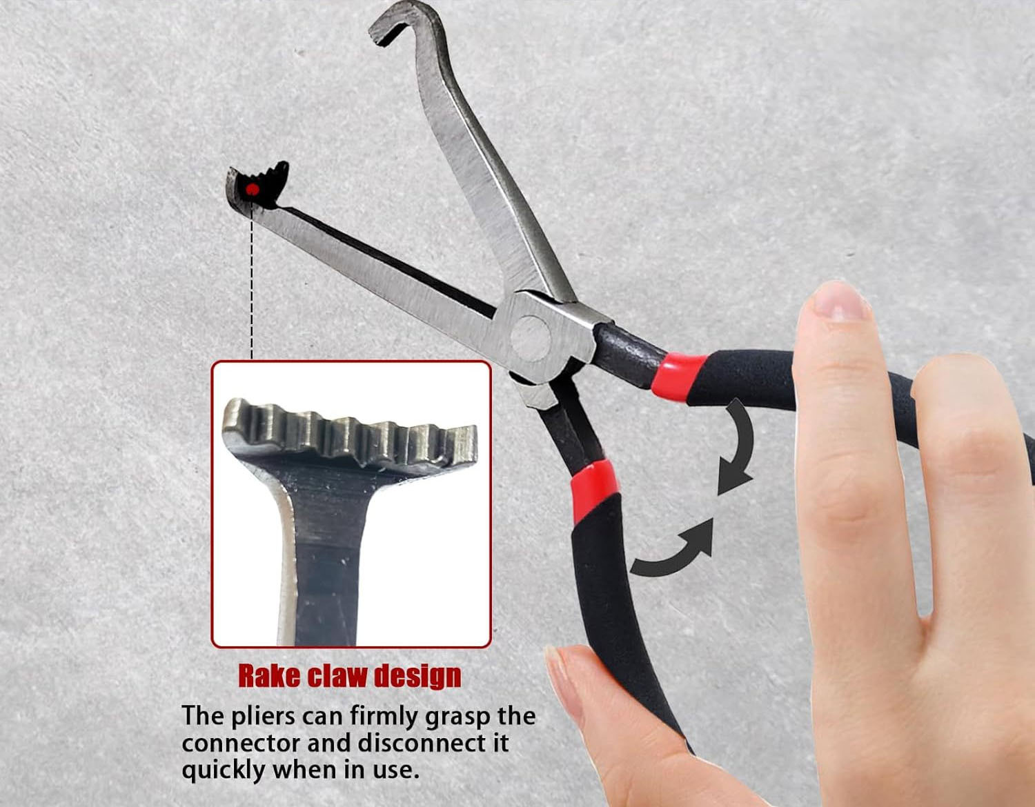 Automotive Electrical Locking Push Type Connector Disconnect Pliers