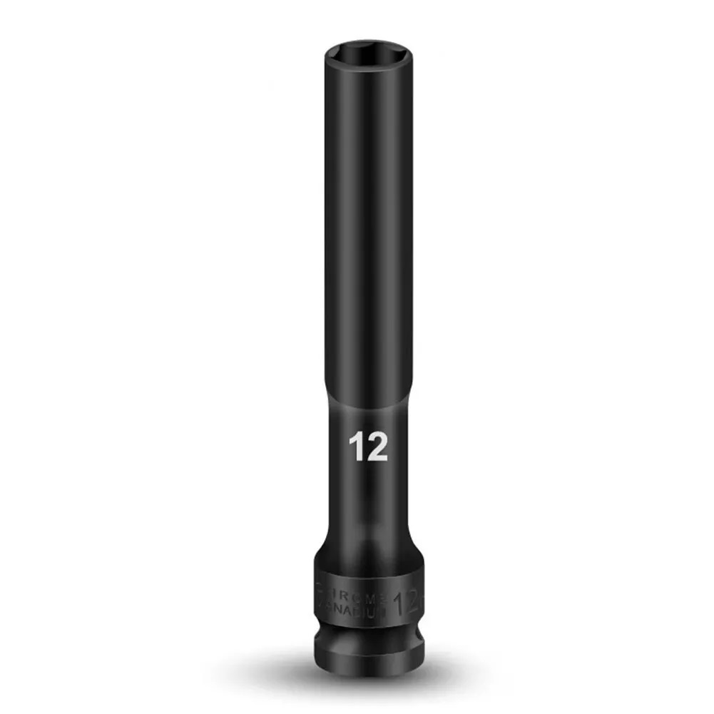 1/2" Dr 6PT 128mmL Extra Deep Socket Pneumatic Hex Wrench